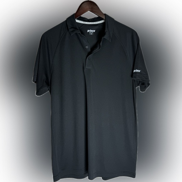 Prince Black Men's Polo Shirt - Picture 6 of 6